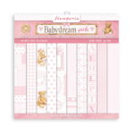 STAMPERIA BABYDREAM ΡΟΖ ΧΆΡΤΙΝΟ ΜΠΛΟΚ 20.3/20.3 CM - SBBS58