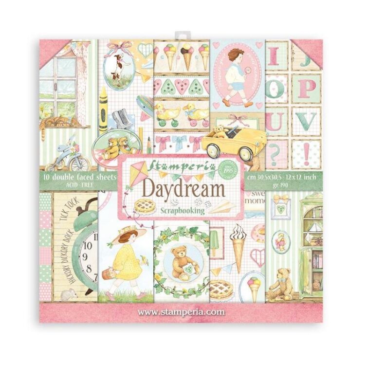 full_SBBXS12_1 ΧΑΡΤΊ STAMPERIA DAYDREAM ΜΠΛΟΚ 15.2/15.2 CM - SBBXS12 - Εικόνα 1