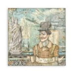 ΜΠΛΟΚ ΑΕΡΟΠΟΡΙΑΣ STAMPERIA VAGABOND 30.5/30.5 CM - SBBL112 - Εικόνα 22