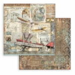 ΜΠΛΟΚ ΑΕΡΟΠΟΡΙΑΣ STAMPERIA VAGABOND 30.5/30.5 CM - SBBL112 - Εικόνα 11