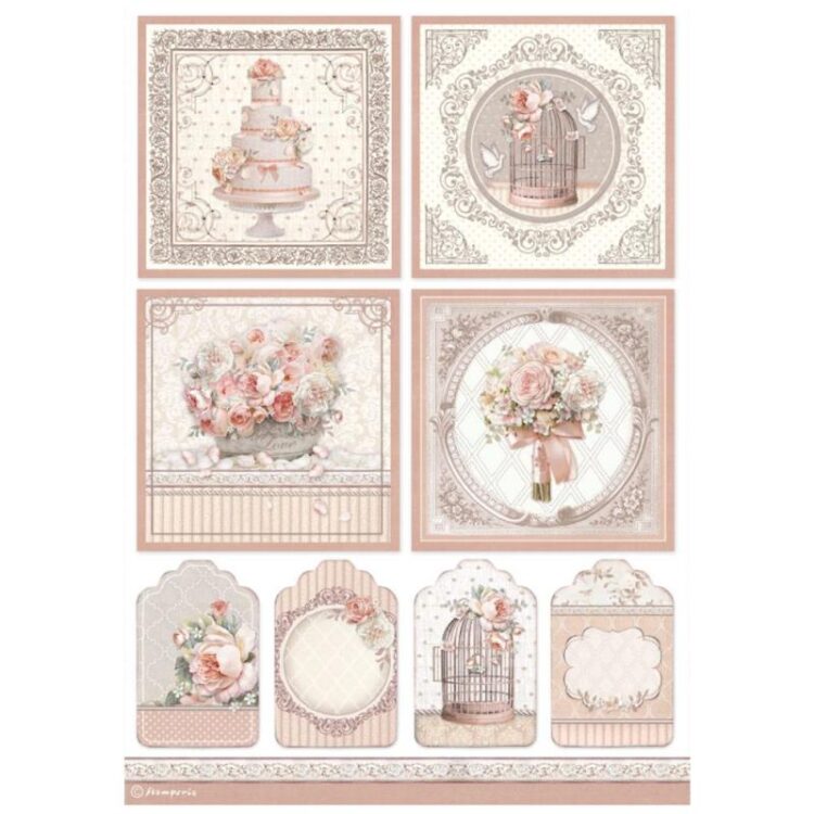 full_DFSA4694_1 ΡΙΖΌΧΑΡΤΟ STAMPERIA DECOUPAGE A4 - DFSA4694 - Εικόνα 1