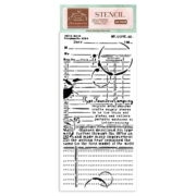 STAMPERIA BOOK MEDIA STENCIL - ΠΡΌΤΥΠΟ 12 X 25 CM - KSTDL64