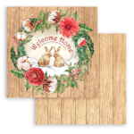 STAMPERIA HOME FOR THE HOLIDAYS BLOCK 30,5/30,5 CM- SBBL119 - Εικόνα 2
