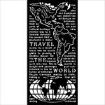 STAMPERIA THE WORLD MEDIA STENCIL - ΠΡΌΤΥΠΟ 12X25CM - KSTDL68