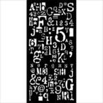 STAMPERIA MEDIA STENCIL - ΠΡΌΤΥΠΟ 12 X 25 CM - KSTDL69