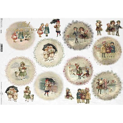 0346 ITD COLLECTION DECOUPAGE ΡΙΖΌΧΑΡΤΟ A3 - R0346L - Εικόνα 1