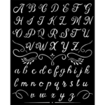 ΑΛΦΆΒΗΤΟ STAMPERIA, ΚΑΛΛΙΓΡΑΦΊΑ - ΠΡΌΤΥΠΟ 20 X 25CM - KSTD060