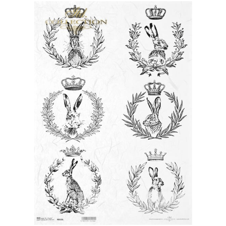 itd 73 ITD COLLECTION DECOUPAGE ΡΙΖΌΧΑΡΤΟ A3 - R0533L - Εικόνα 1