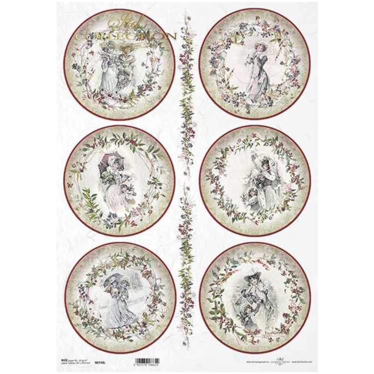 itd 78 ITD COLLECTION DECOUPAGE ΡΙΖΌΧΑΡΤΟ A3 - R0743L - Εικόνα 1