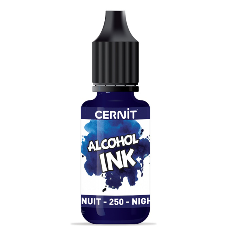 Night blue 250.jpg CERNIT ALCOHOL INK 20 ML - ΝΥΧΤΊ ΜΠΛΕ CE2000020250 - Εικόνα 1