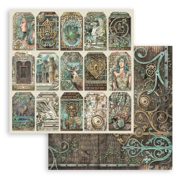 SBB920 STAMPERIA MAGIC FOREST DESIGNER ΧΑΡΤΌΝΙ 30.5/30.5CM-SBB920 - Εικόνα 1