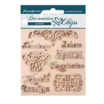 STAMPERIA MAGIC FOREST ELEMENTS ΧΑΡΤΌΝΙ ΜΠΎΡΑΣ 14/14CM SCB162