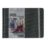 HAHNEMUHLE TONED WATERCOLOUR BOOK GREY 200G, A6, 60 ΣΕΛ.