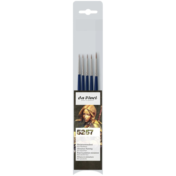 525700 DA VINCI ΣΕΤ ΒΟΥΡΤΣΑΣ ΚΟΚΚΙΝΟ SABLE 5257 - Εικόνα 1