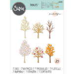 SIZZIX THINLITS CUT DIES - ΕΠΟΧΙΑΚΆ ΔΈΝΤΡΑ 666025