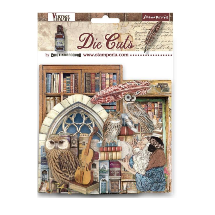 DFLDC74 STAMPERIA VINTAGE ΒΙΒΛΙΟΘΉΚΗ DIE CUTS DFLDC74 - Εικόνα 1
