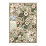 STAMPERIA VINTAGE ΒΙΒΛΙΟΘΗΚΗ DECOUPAGE ΧΑΡΤΙ A4 - DFSA4757