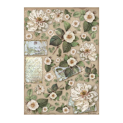 STAMPERIA VINTAGE ΒΙΒΛΙΟΘΗΚΗ DECOUPAGE ΧΑΡΤΙ A4 - DFSA4757