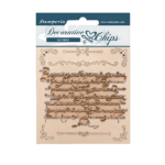 STAMPERIA VINTAGE ΒΙΒΛΙΟΘΗΚΗ ΧΑΡΤΌΝΙ ΜΠΎΡΑΣ 14/14CM SCB163