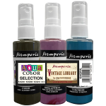 STAMPERIA VINTAGE LIBRARY AQUA COLOR 3 X 60 ML - KAQXVL