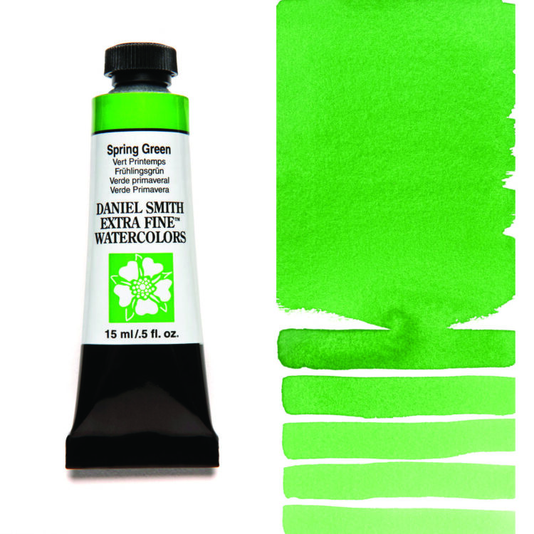 284600208_SPRG GRN__WC_15ml_tube_swatch DANIEL SMITH ΒΑΦΉ ΑΚΟΥΑΡΈΛΑΣ 15ML - SPRING GREEN 284600208 - Εικόνα 1