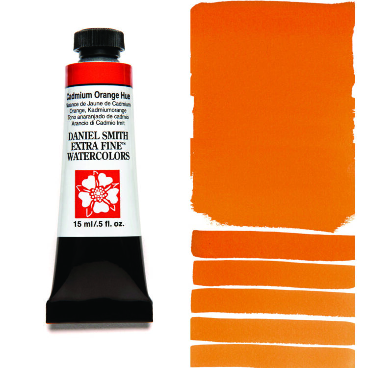 284600220_CAD ORG H__WC_15ml_tube_swatch DANIEL SMITH ΒΑΦΉ ΑΚΟΥΑΡΈΛΑΣ 15ML - CADM ΠΟΡΤΟΚΑΛΊ ΑΠΌΧΡΩΣΗ 284600220 - Εικόνα 1
