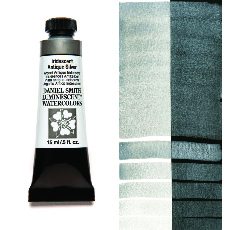 284640011_IRID ANT SVR__WC_15ml_tube_swatch DANIEL SMITH ΒΑΦΉ ΑΚΟΥΑΡΈΛΑΣ 15ML - IRID ANT SILVER 284640011 - Εικόνα 1