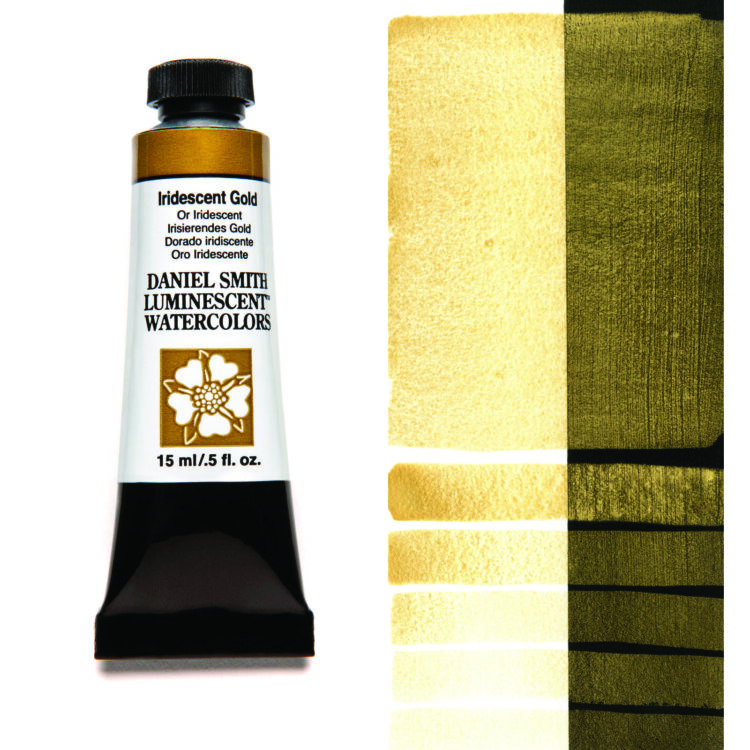 284640017_IRID GLD__WC_15ml_tube_swatch DANIEL SMITH ΒΑΦΉ ΑΚΟΥΑΡΈΛΑΣ 15ML - IRID GOLD 284640017 - Εικόνα 1