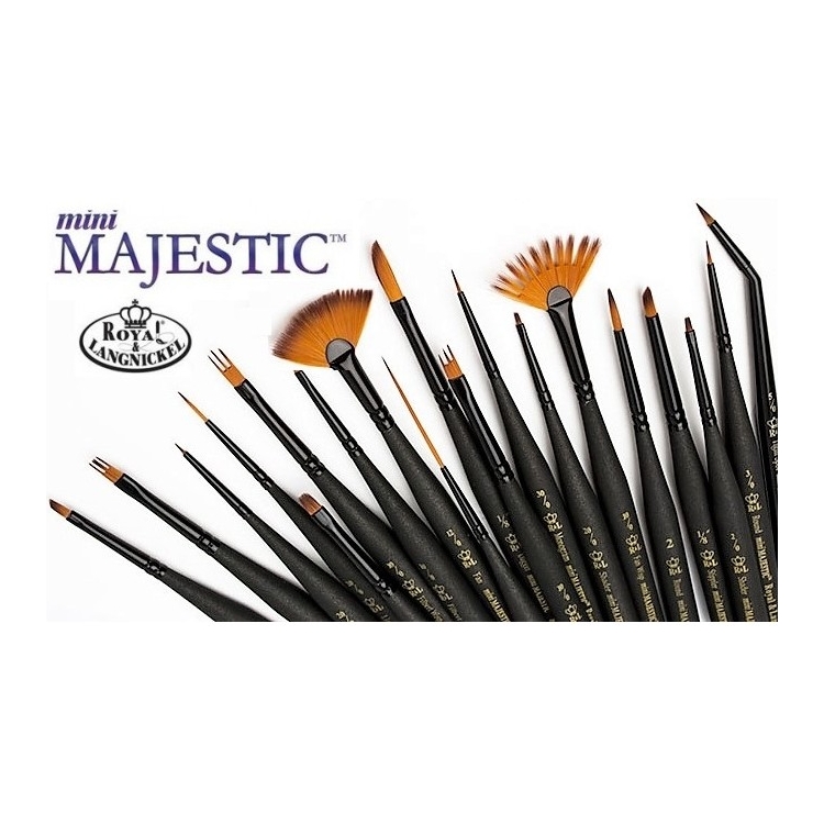 R&L MINI MAJESTIC BRUSH ΣΥΝΘΕΤΙΚΟ ΣΤΙΛΕΤΟ No1/4 - 4200G - Εικόνα 2