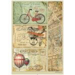 STAMPERIAA ΣΕ ΌΛΟ ΤΟΝ ΚΌΣΜΟ DECOUPAGE ΧΑΡΤΊ 6PCS.A4 DFSA4XAW - Εικόνα 3