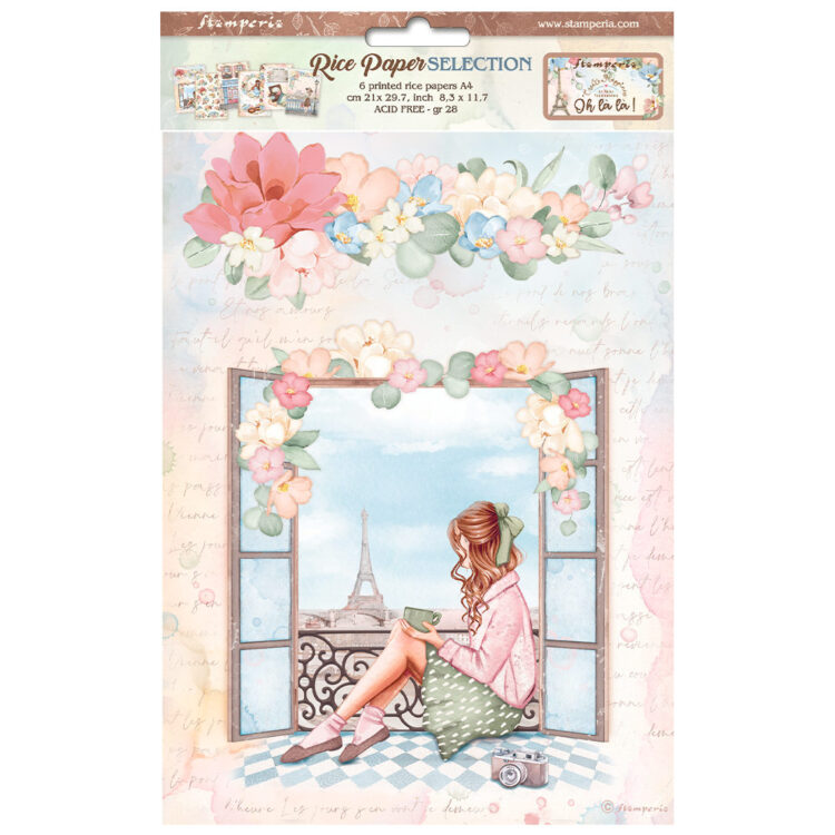 full_DFSA4XOL_1 STAMPERIA OH LA LA DECOUPAGE ΧΑΡΤΊ 6ΤΜΧ. Α4 DFSA4XOL - Εικόνα 1