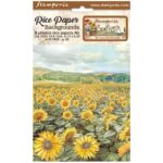 STAMPERIA SUNFLOWER ART DECOUPAGE ΧΑΡΤΊ 8ΤΜΧ. A6 DFSAK6004