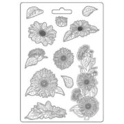 STAMPERIA SUNFLOWER ART SOFT MOULD A4 - K3PTA4562