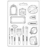 STAMPERIA SUNFLOWER ART SOFT MOULD A5 - K3PTA5650