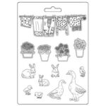 STAMPERIA SUNFLOWER ART SOFT MOULD A5 - K3PTA5651