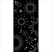 STAMPERIA OH LA LA STENCIL - ΠΡΌΤΥΠΟ 12 X 25 CM - KSTDL81