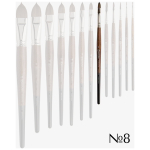 ESCODA BRUSH VERSATIL DARK BROWN ΣΥΝΘΕΤΙΚΑ ΣΤΡΟΓΓΥΛΟ 1540 No8