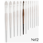ESCODA BRUSH VERSATIL DARK BROWN ΣΥΝΘΕΤΙΚΑ ΣΤΡΟΓΓΥΛΟ 1540 No12