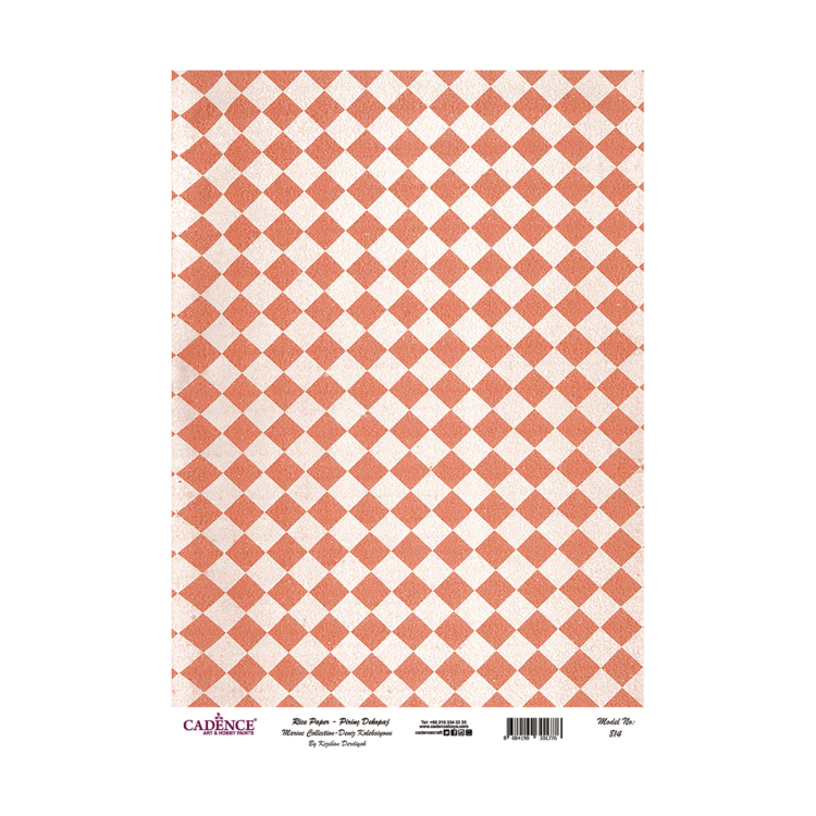 ΡΥΖΙΛΟΧΑΡΤΟ CADENCE DECOUPAGE A3 - 814 - Εικόνα 1
