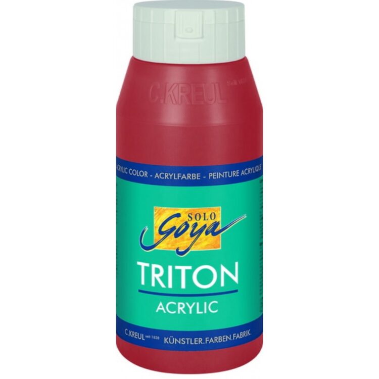 817005 SOLO GOYA ΑΚΡΥΛΙΚΌ ΧΡΏΜΑ TRITON 750 ML. - ΕΡΥΘΡΌ ΟΞΕΊΔΙΟ - Εικόνα 1