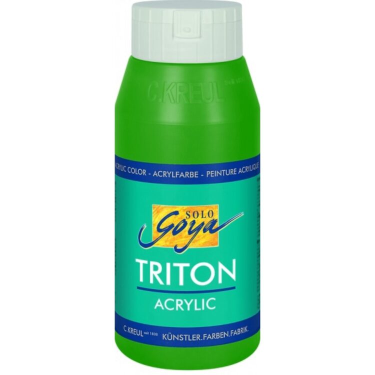 817014 SOLO GOYA ΑΚΡΥΛΙΚΌ ΧΡΏΜΑ TRITON 750 ML. - ΠΡΆΣΙΝΟ ΦΎΛΛΩΜΑ - Εικόνα 1