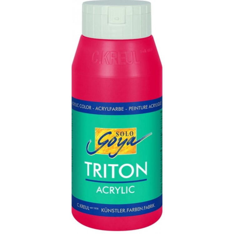 SOLO GOYA ΑΚΡΥΛΙΚΌ ΧΡΏΜΑ TRITON 750 ML. - ΚΡΑΣΊ ΚΌΚΚΙΝΟ - Εικόνα 1
