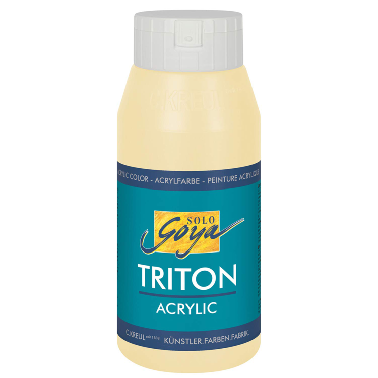 SOLO GOYA ΑΚΡΥΛΙΚΌ ΧΡΏΜΑ TRITON 750 ML. -ΜΠΕΖ - Εικόνα 1