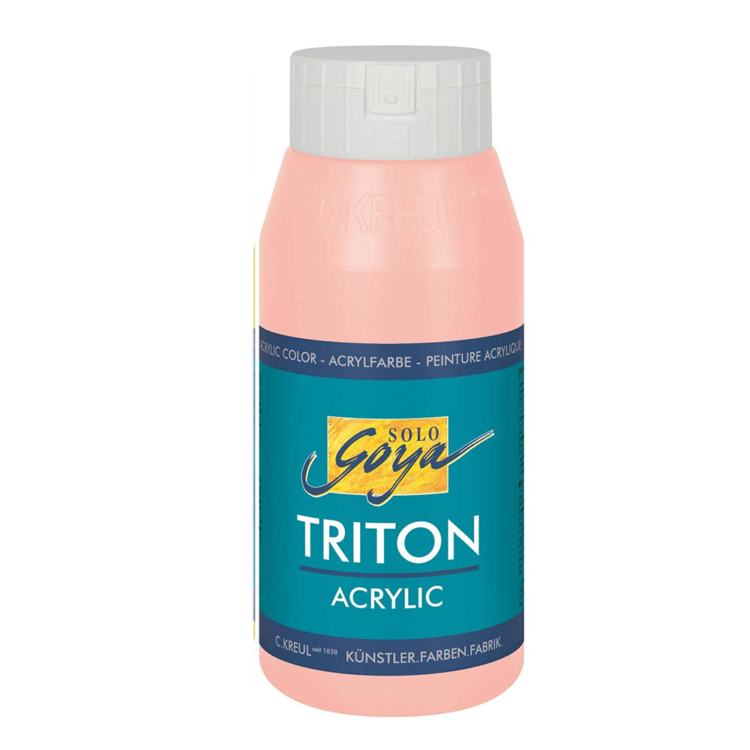 817032 SOLO GOYA ΑΚΡΥΛΙΚΌ ΧΡΏΜΑ TRITON 750 ML. - ΡΟΔΑΚΙΝΊ ΡΟΖ - Εικόνα 1