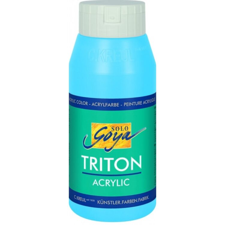 817036 SOLO GOYA ΑΚΡΥΛΙΚΌ ΧΡΏΜΑ TRITON 750 ML. - ΑΠΑΛΌ ΜΠΛΕ - Εικόνα 1