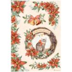 STAMPERIA CHRISTMAS DECOUPAGE ΡΙΖΌΧΑΡΤΟ Α4 - DFSA4803