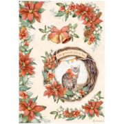 STAMPERIA CHRISTMAS DECOUPAGE ΡΙΖΌΧΑΡΤΟ Α4 - DFSA4803