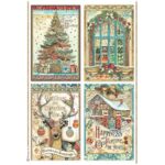 STAMPERIA CHRISTMAS DECOUPAGE ΡΙΖΌΧΑΡΤΟ Α4 - DFSA4796