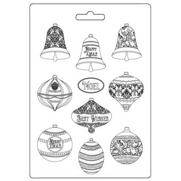 STAMPERIA CHRISTMAS SOFT MOULD A4 - K3PTA4564 - Εικόνα 1