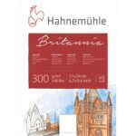 HAHNEMUHLE SKETCHBOOK BRITANNIA ΜΑΤ 300G, 17/24CM, 25L. ΛΕ
